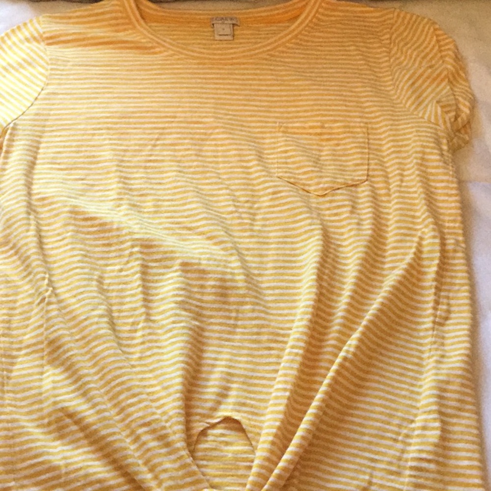 Yellow striped top